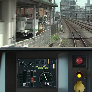 JR EAST Train Simulator - Zicht van de bestuurder