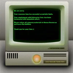 Just. Press. The Button. - Beëindiging van het dienstverband