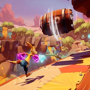 Kao the Kangaroo Rollende Vaten