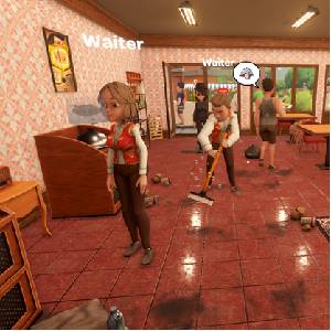 Kebab Chefs! Restaurant Simulator - Kelners