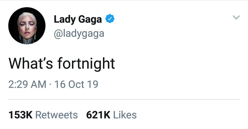 De beroemde tweet van Lady Gaga over Fortnite