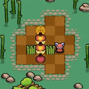 Lantern Push - Bamboo Forest