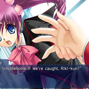 Little Busters - Saigusa met Riki