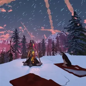 Long Drive North: Co-Op RV Simulator - Kampvuur Kamperen