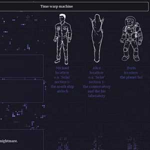 Instellingen op het ruimteschip