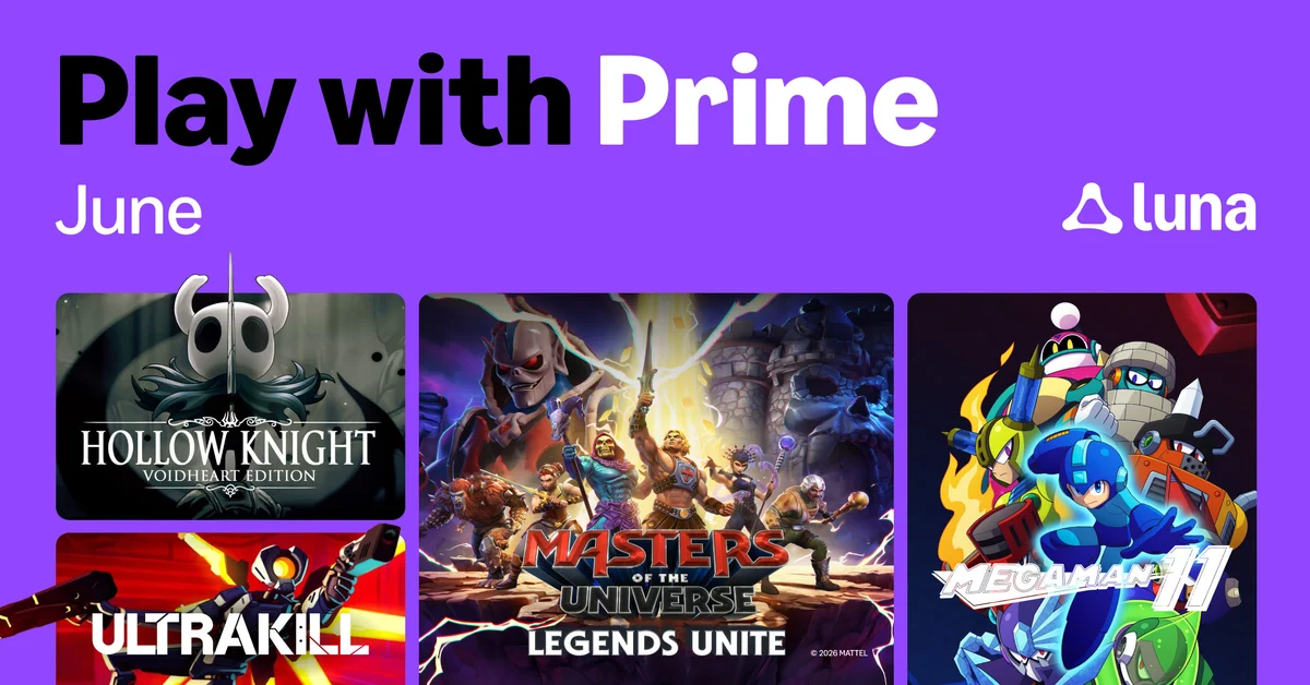 Amazon Luna Cloud Streaming Games for June 2026