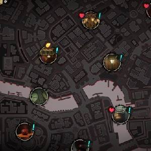 Mask of the Rose - Kaart van Londen