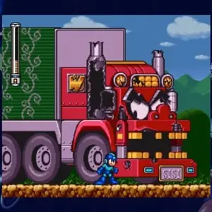 Mega Man Legacy Collection 2 - SISI-vrachtwagen