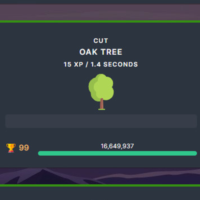 Melvor Idle - Soorten bomen