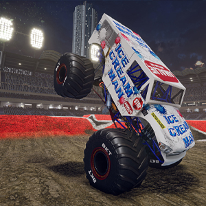 Monster Jam Steel Titans 2 De Monstertruck van de roomijsman