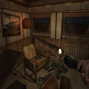 verlaten vrachtschip