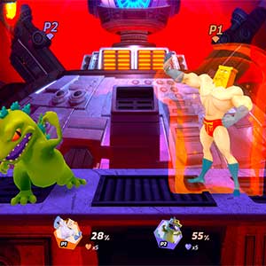 Nickelodeon All-Star Brawl - Gevecht