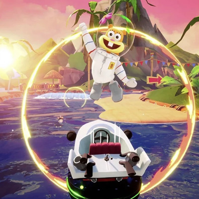 Nickelodeon Kart Racers 3 Slime Speedway - Sandy Cheeks van Spongebob