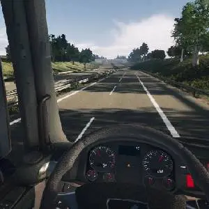 On The Road - Truck Simulator - Zijspiegel