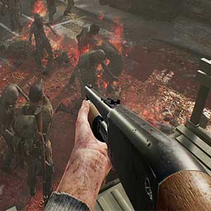 up-close and intense: take out enemies