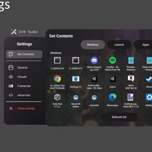 OVR Toolkit - Instellingen