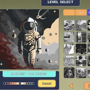 Paint by Pixel 3 - Niveauselectie