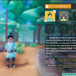 Pathless Woods - Karakter kiezen