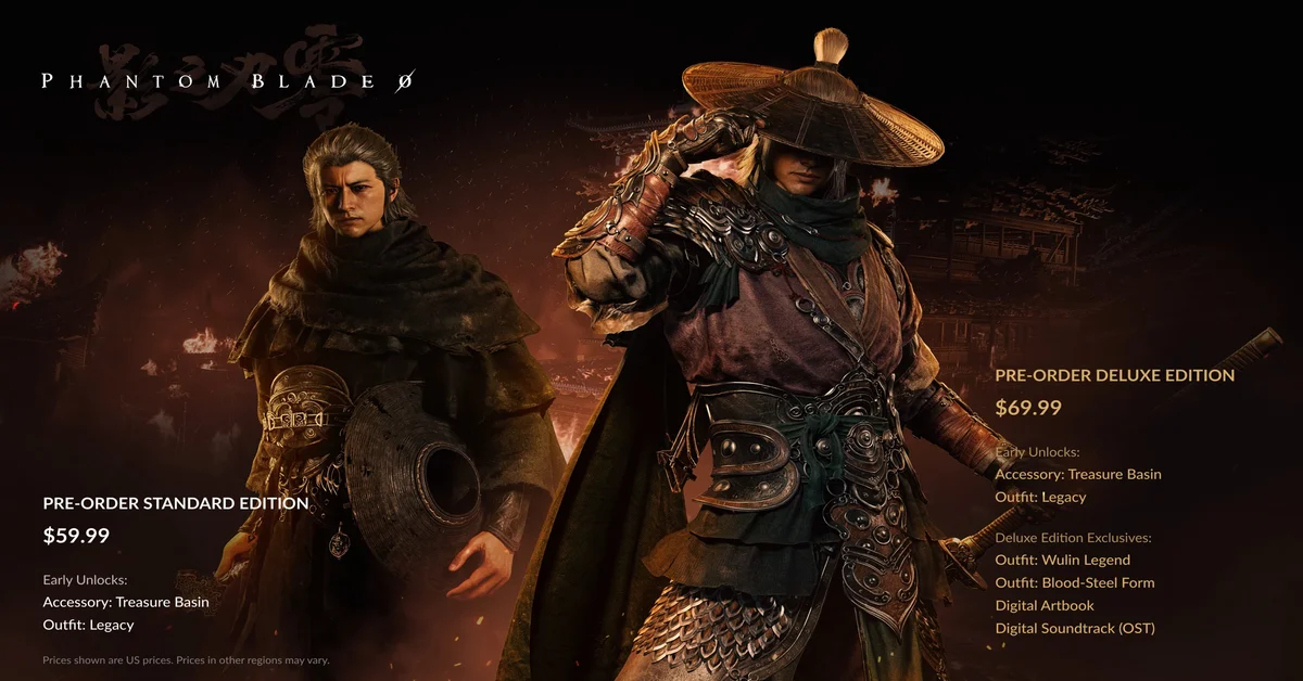 Phantom Blade Zero Price