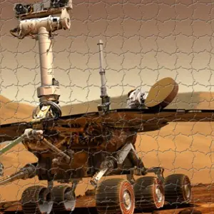 Pixel Puzzles SPACE Jigsaws - Verkenningsrover