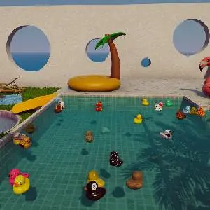 Placid Plastic Duck Simulator Ducks Galore - Zwembad