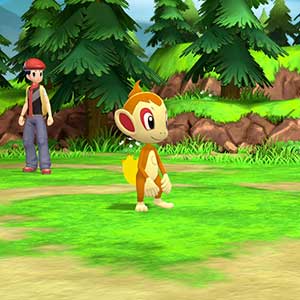 Pokémon Shining Pearl Nintendo Switch Chimchar