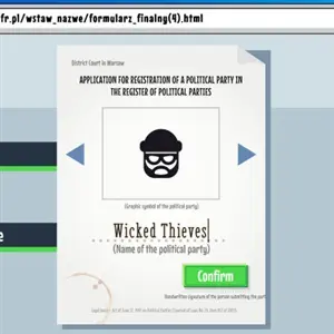 Politics The Game - Politieke Partij Oprichten