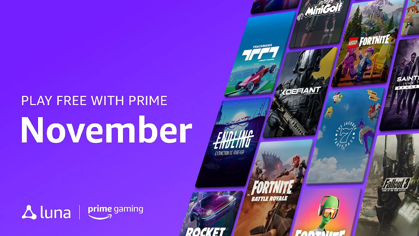 Prime Games From Amazon Luna November