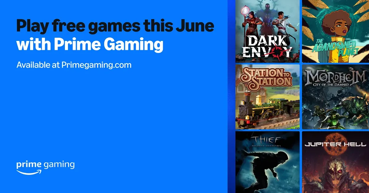 Prime Gaming Free Games for June 2025