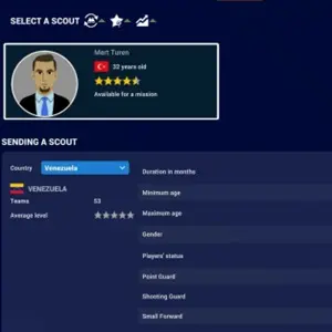 Pro Basketball Manager 2025 - Scouting