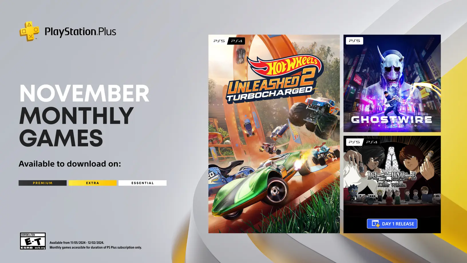 PlayStation Plus Gratis Games November