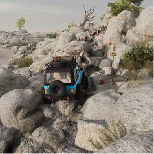 Pure Rock Crawling - Rotsachtig Pad