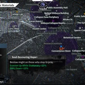 Qliphah in Providence's Shadow – Stadsplattegrond