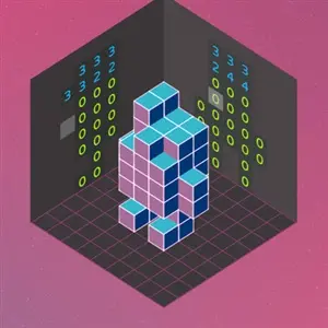 Qube Qross - Neon-graphicsstijl