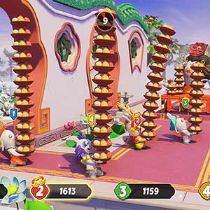 Rabbids Party of Legends - De meest bezorgde perziken