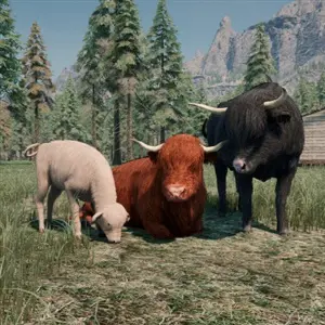Ranch Simulator Highland Cows Pack Build Farm Hunt - Boerderijdieren