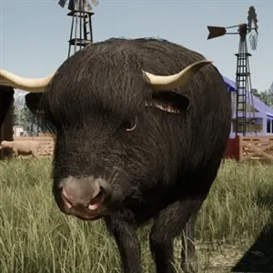 Ranch Simulator Highland Cows Pack Build Farm Hunt - Zwarte Highland-koe