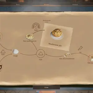 Restaurats - Paddenstoelentaart