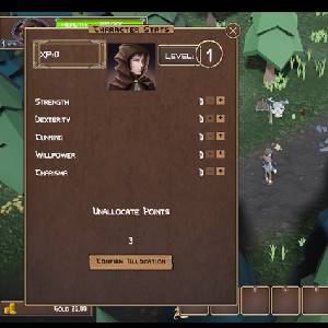 Rise of the Village Hero - Karakter Statistieken