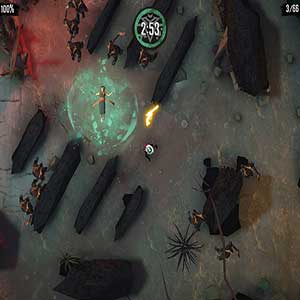 heks voert haar ritueel uit