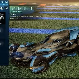 Rocket League - Batman v Superman: Dawn of Justice Car Pack - Blauwe Batmobile