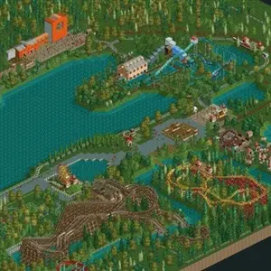 RollerCoaster Tycoon 2: Triple Thrill Pack - Luchtfoto