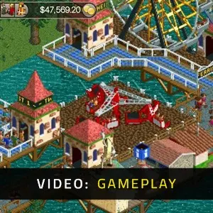 RollerCoaster Tycoon Classic - Gameplay