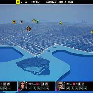 Rough Justice ’84 - Stadsplattegrond