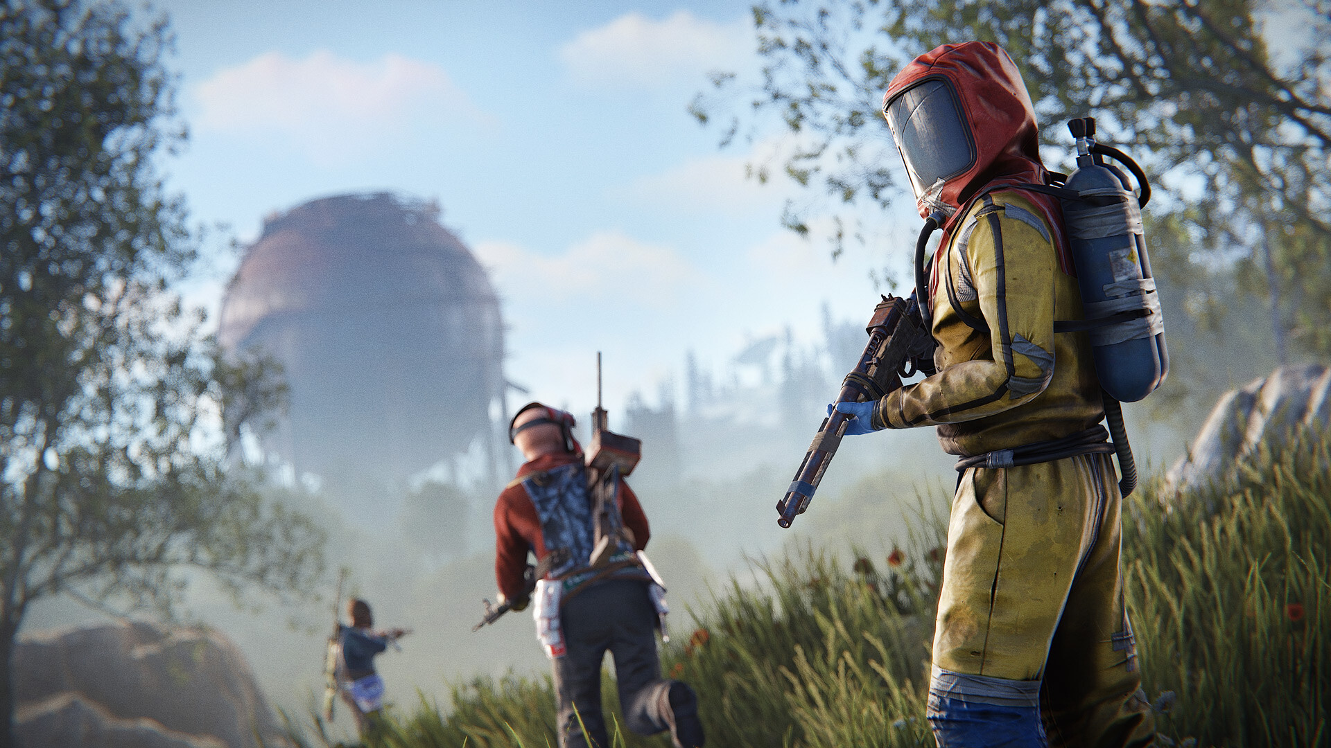 Rust style survival spanning met industriële omgeving