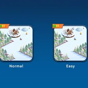 Santa Slide Rush - Moeilijkheid