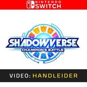 Shadowverse Champions Battle Nintendo Switch Video Trailer