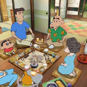 Shin chan Shiro and the Coal Town - Familie eten