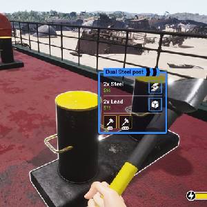 Ship Graveyard Simulator - Dubbele Stalen Paal