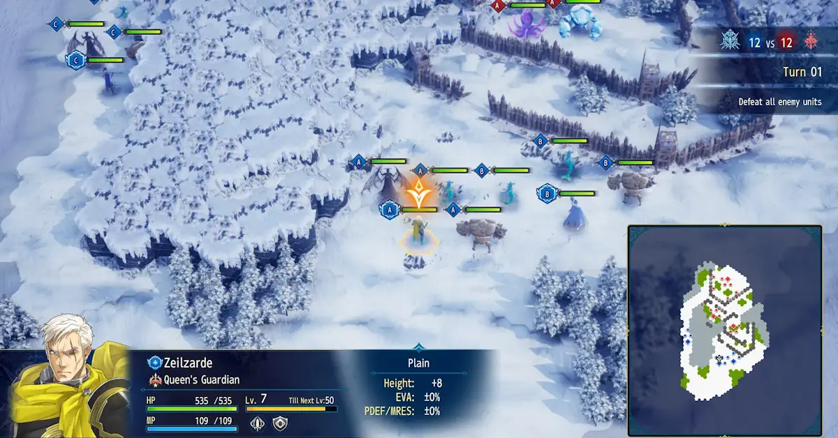 In Brigandine: Abyss kunnen spelers kiezen uit zes verschillende facties, elk met unieke verhaallijnen en strategische voordelen